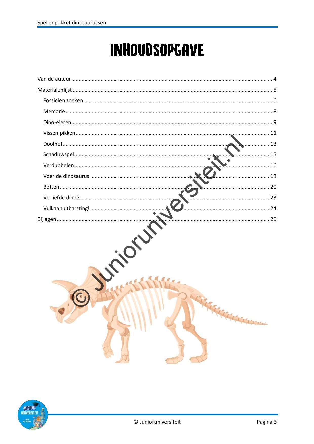 Spellenpakket dinosaurussen - groep 3 - Afbeelding 2