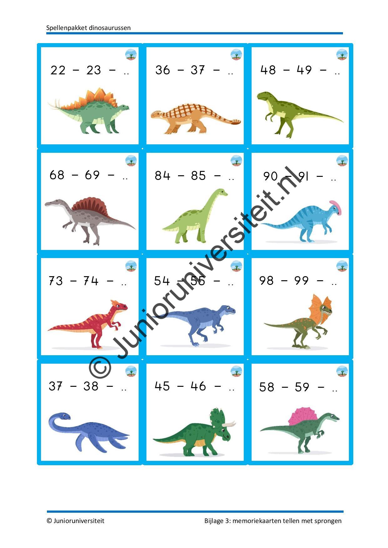 Spellenpakket dinosaurussen - groep 3 - Afbeelding 9