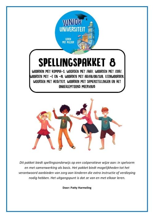 Spellingspakket 8 - groep 7-8