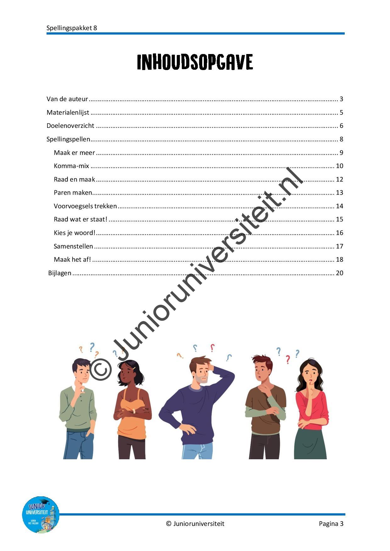 Spellingspakket 8 - groep 7-8 - Afbeelding 2