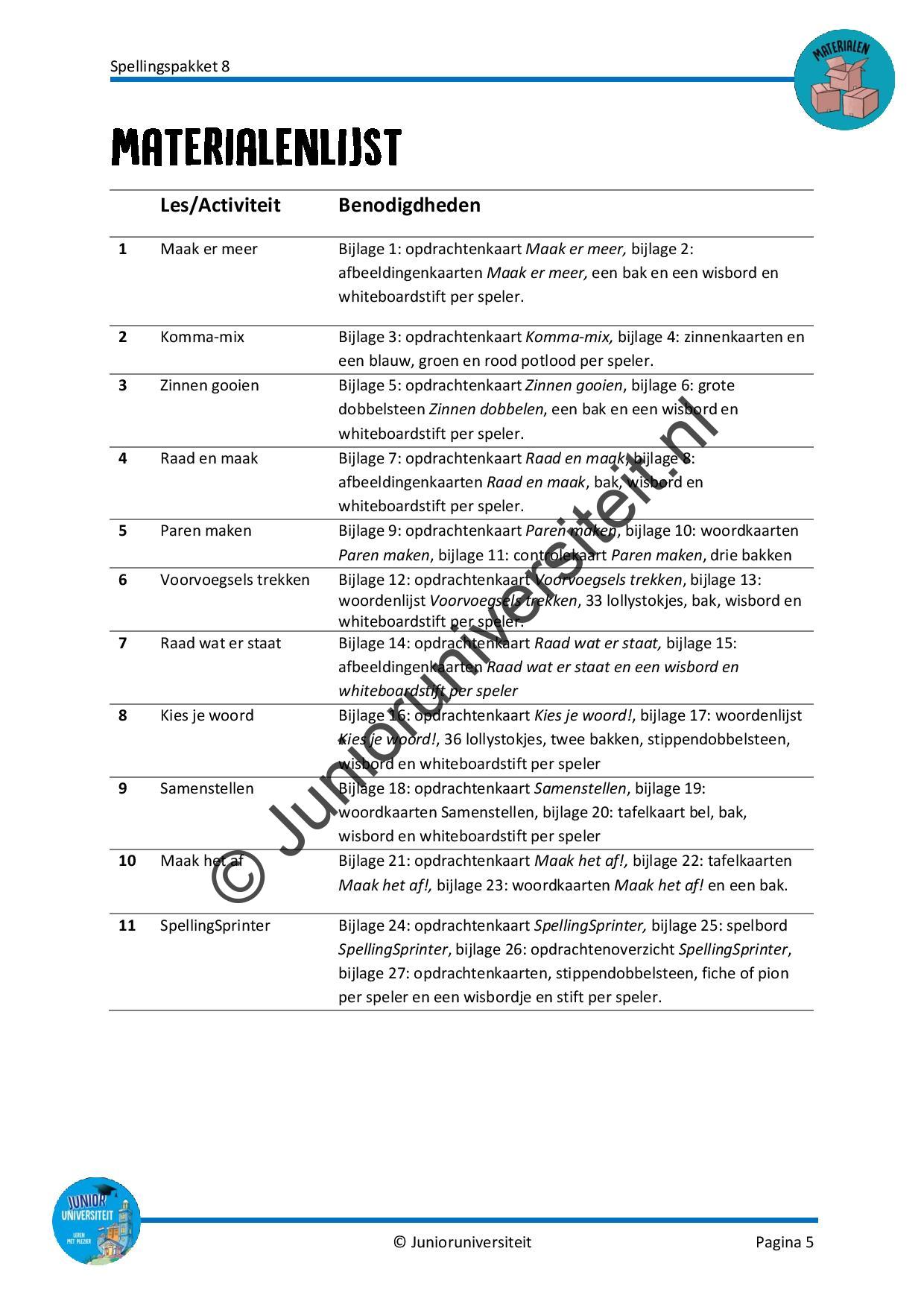 Spellingspakket 8 - groep 7-8 - Afbeelding 4