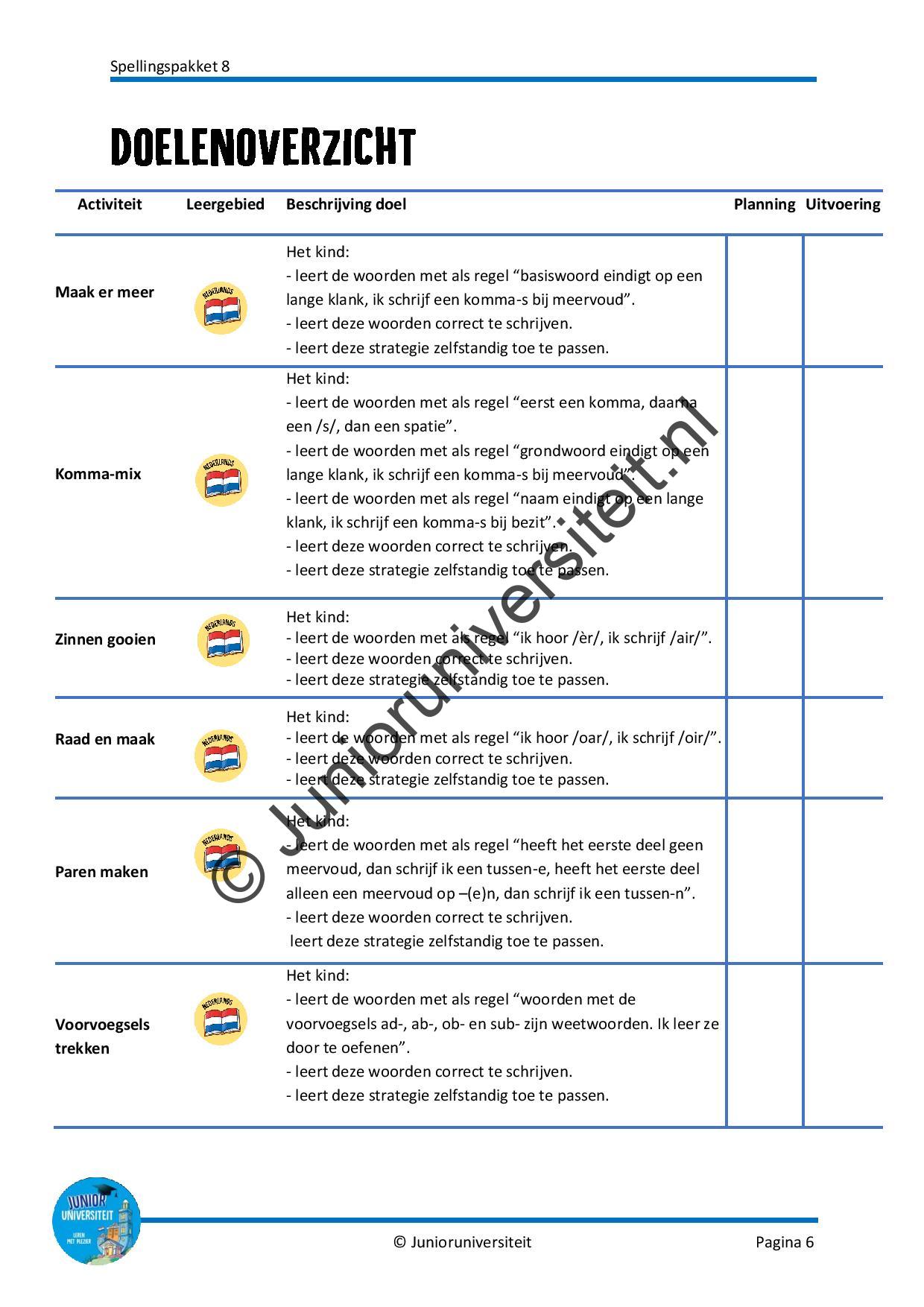Spellingspakket 8 - groep 7-8 - Afbeelding 5