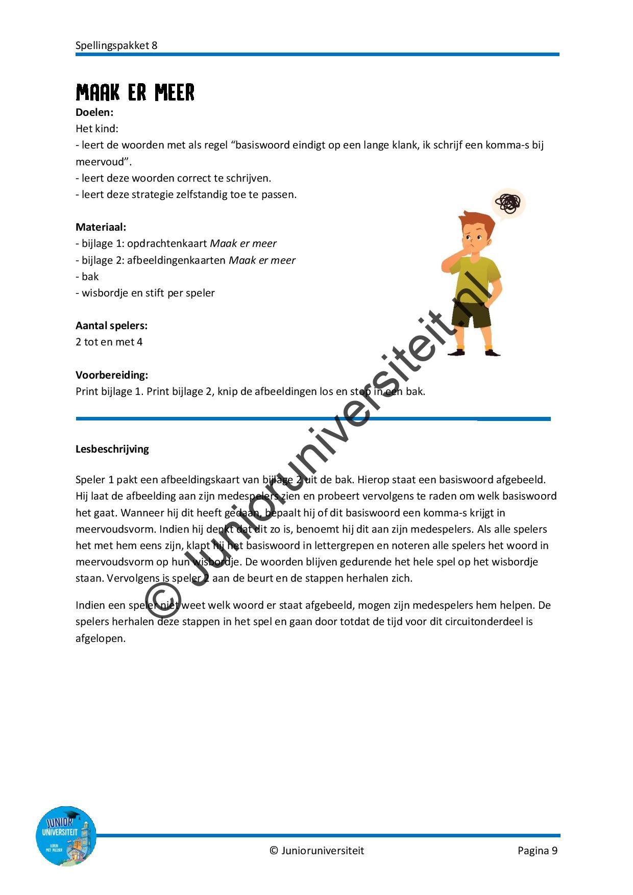 Spellingspakket 8 - groep 7-8 - Afbeelding 7