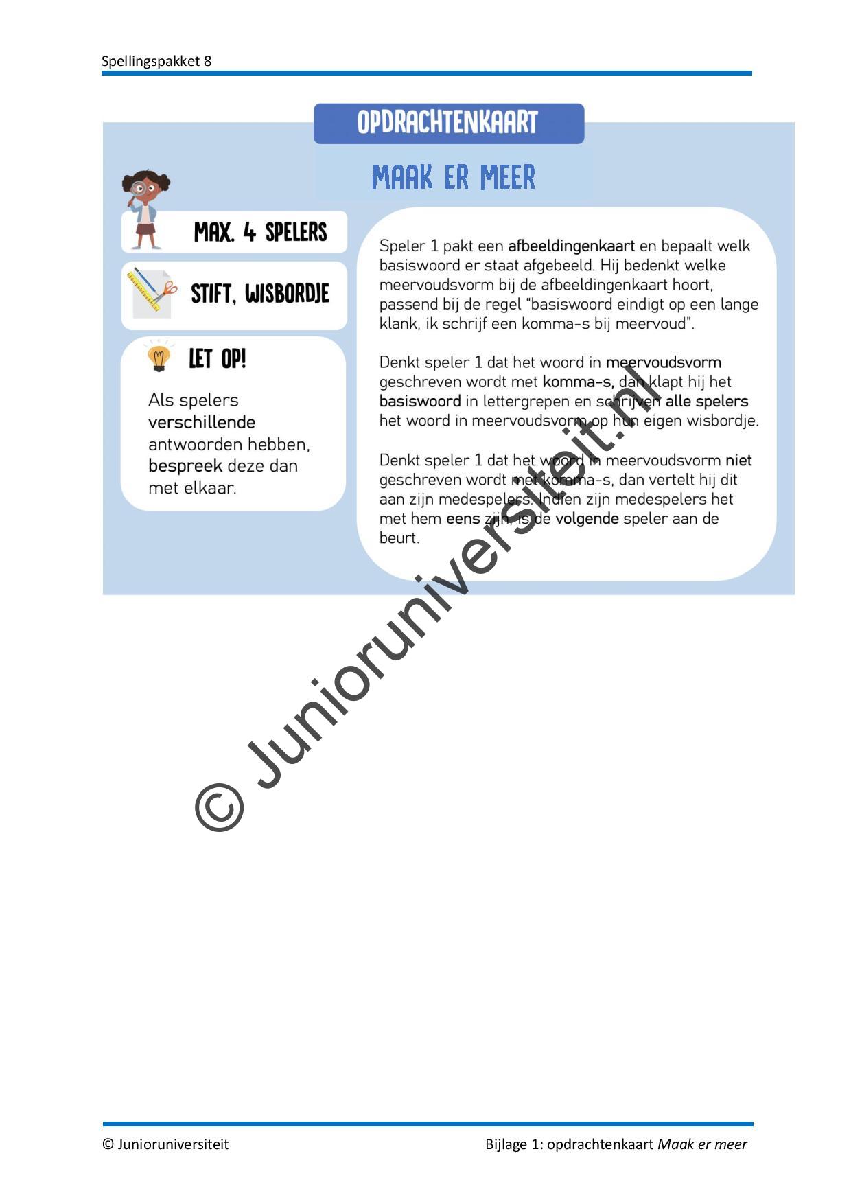 Spellingspakket 8 - groep 7-8 - Afbeelding 8