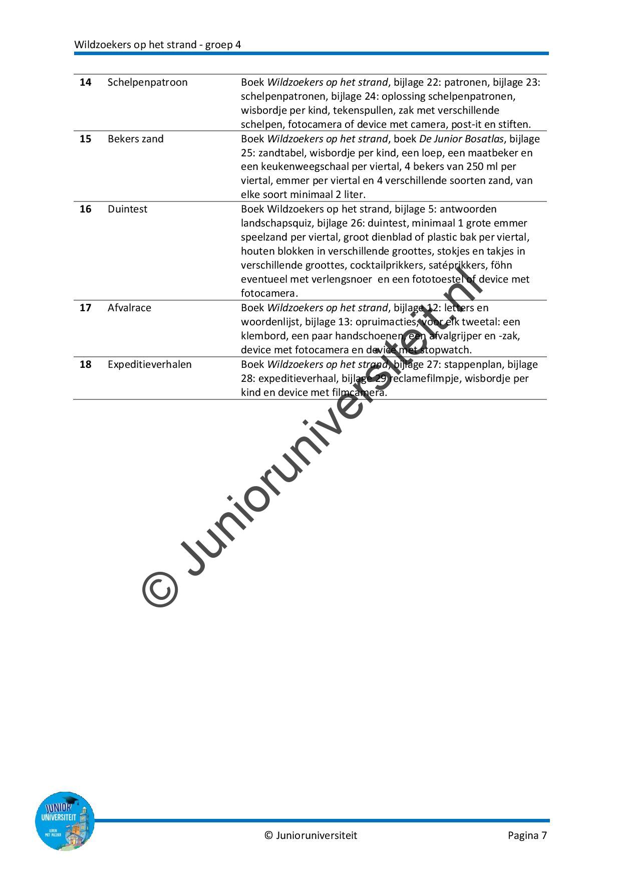 Wildzoekers op het strand - groep 4 - Afbeelding 6