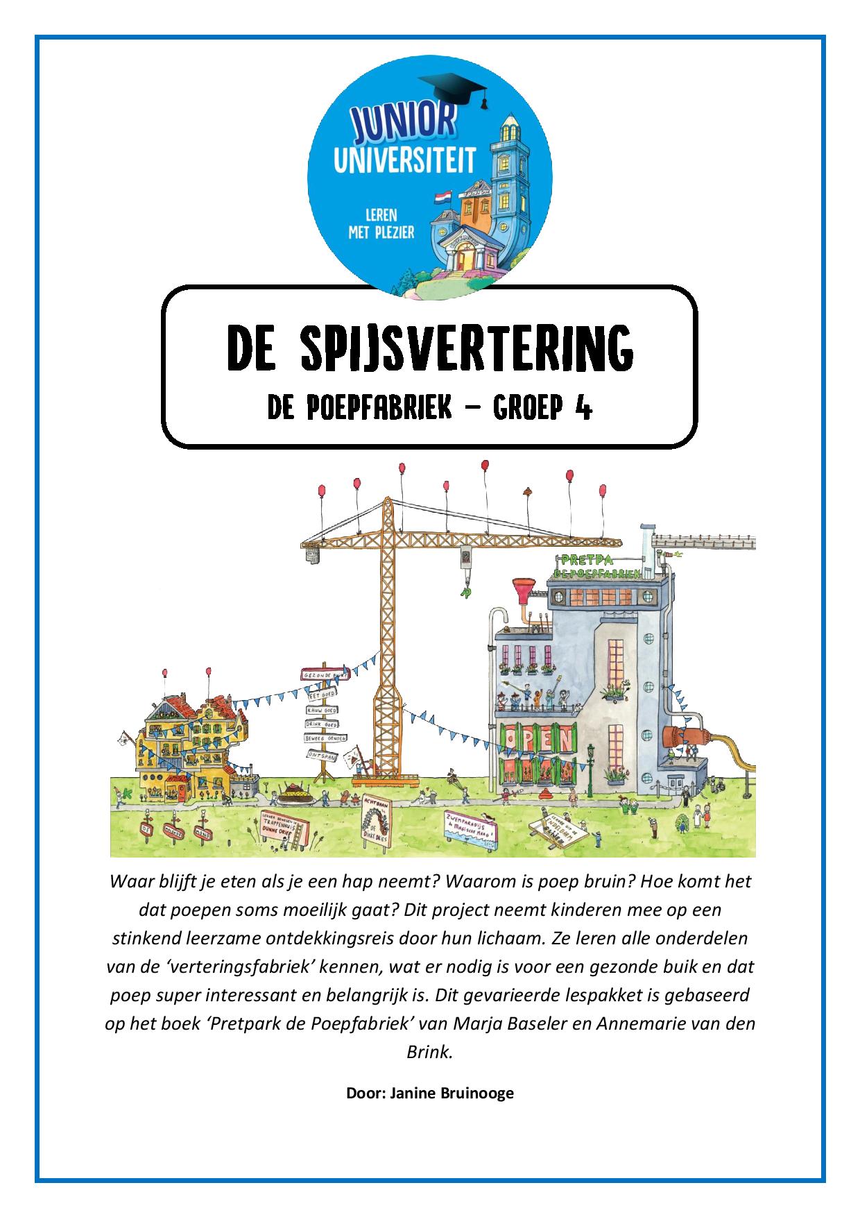 De spijsvertering - groep 4