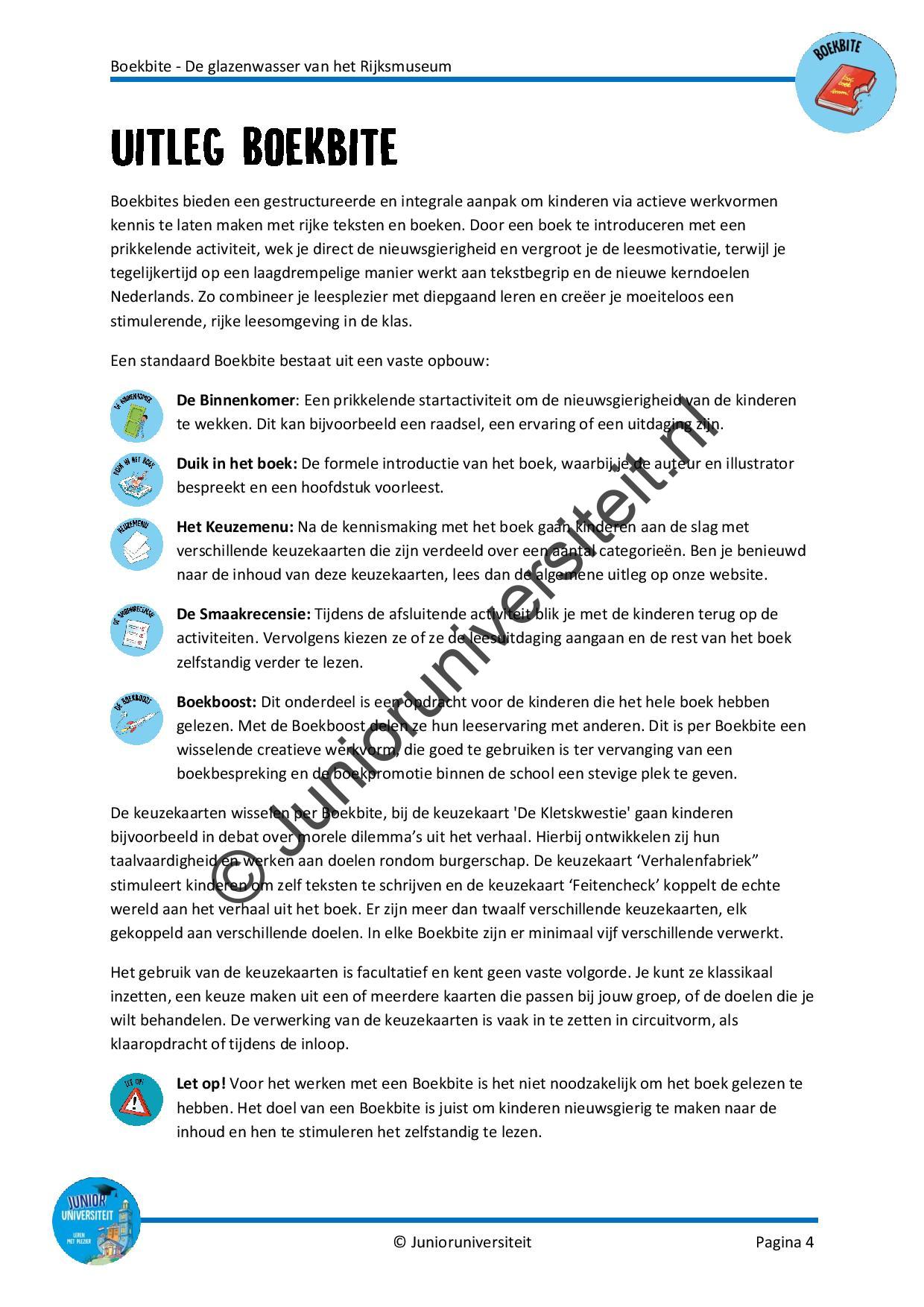 Boekbite - De glazenwasser van het Rijksmuseum - Afbeelding 2