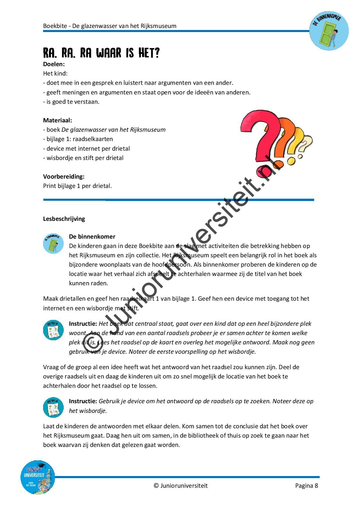 Boekbite - De glazenwasser van het Rijksmuseum - Afbeelding 5