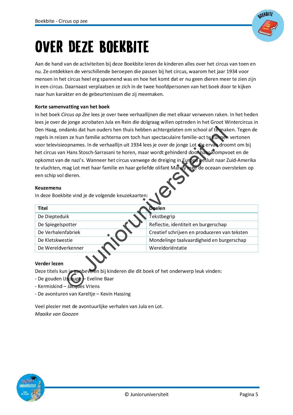 Boekbite - Circus op zee - Afbeelding 4