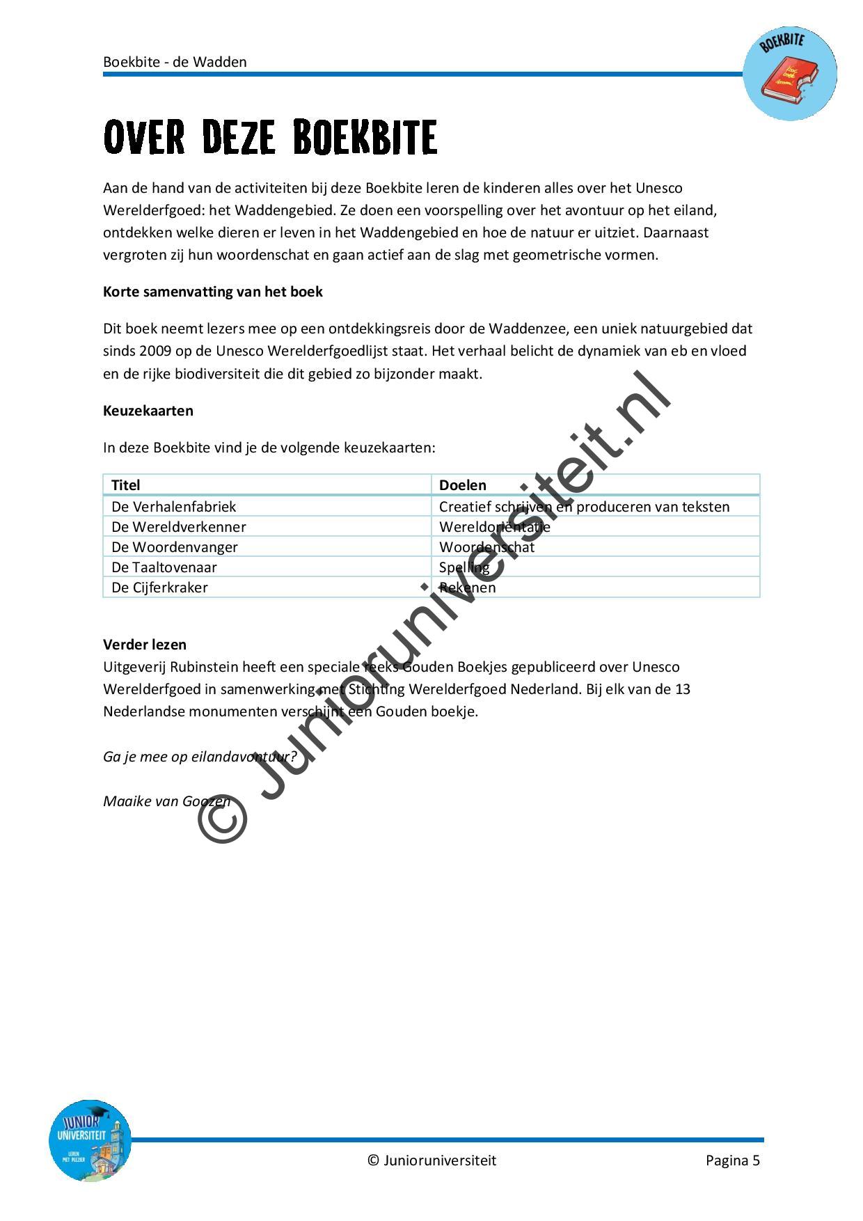 Boekbite - De wadden - Afbeelding 4