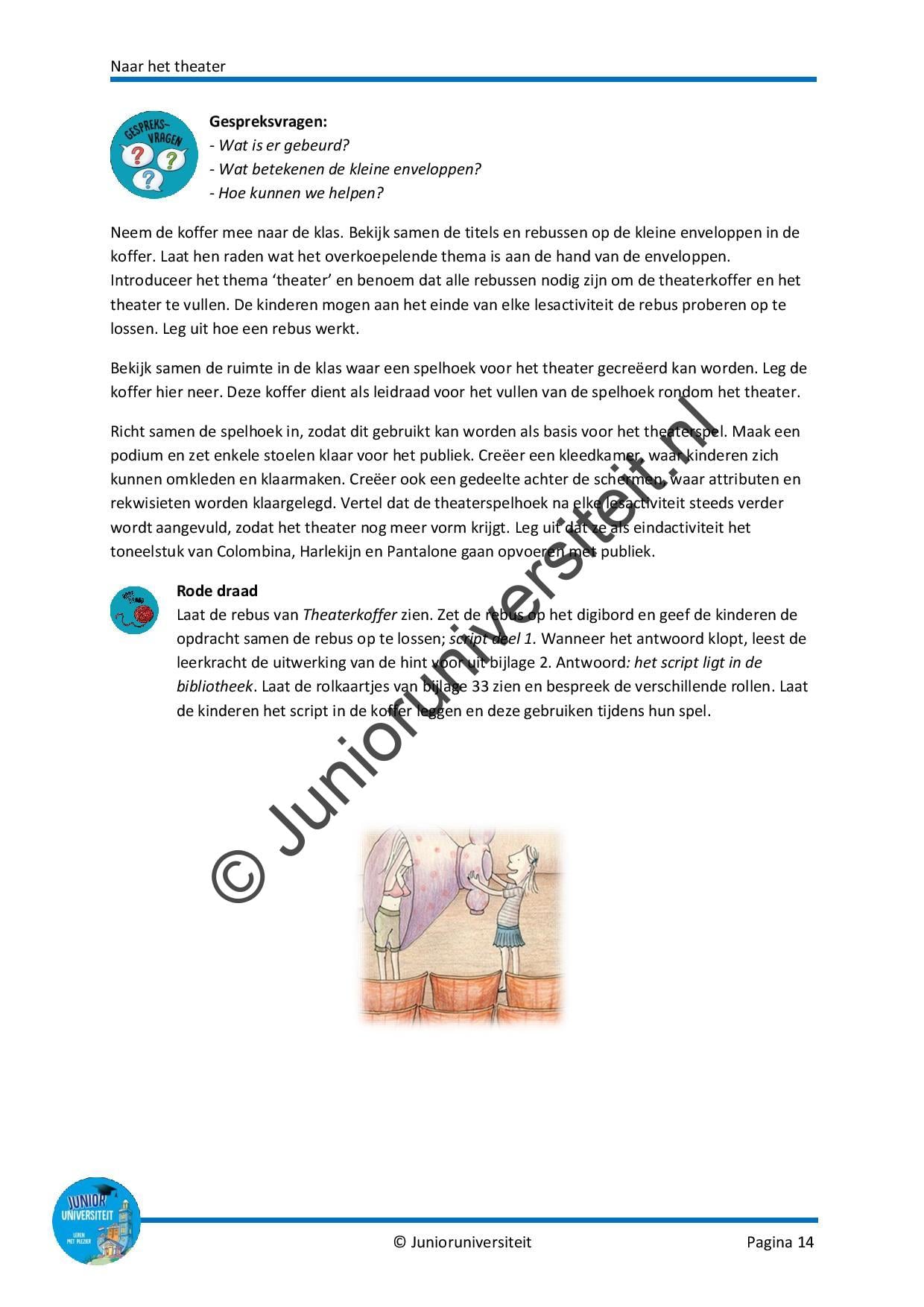 Naar het theater - groep 3-4 - Afbeelding 10