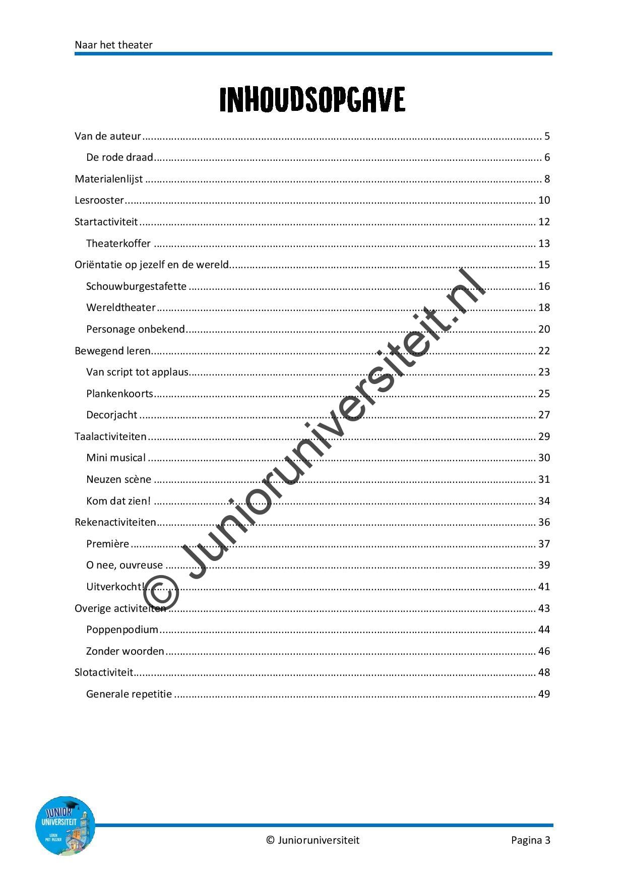 Naar het theater - groep 3-4 - Afbeelding 2