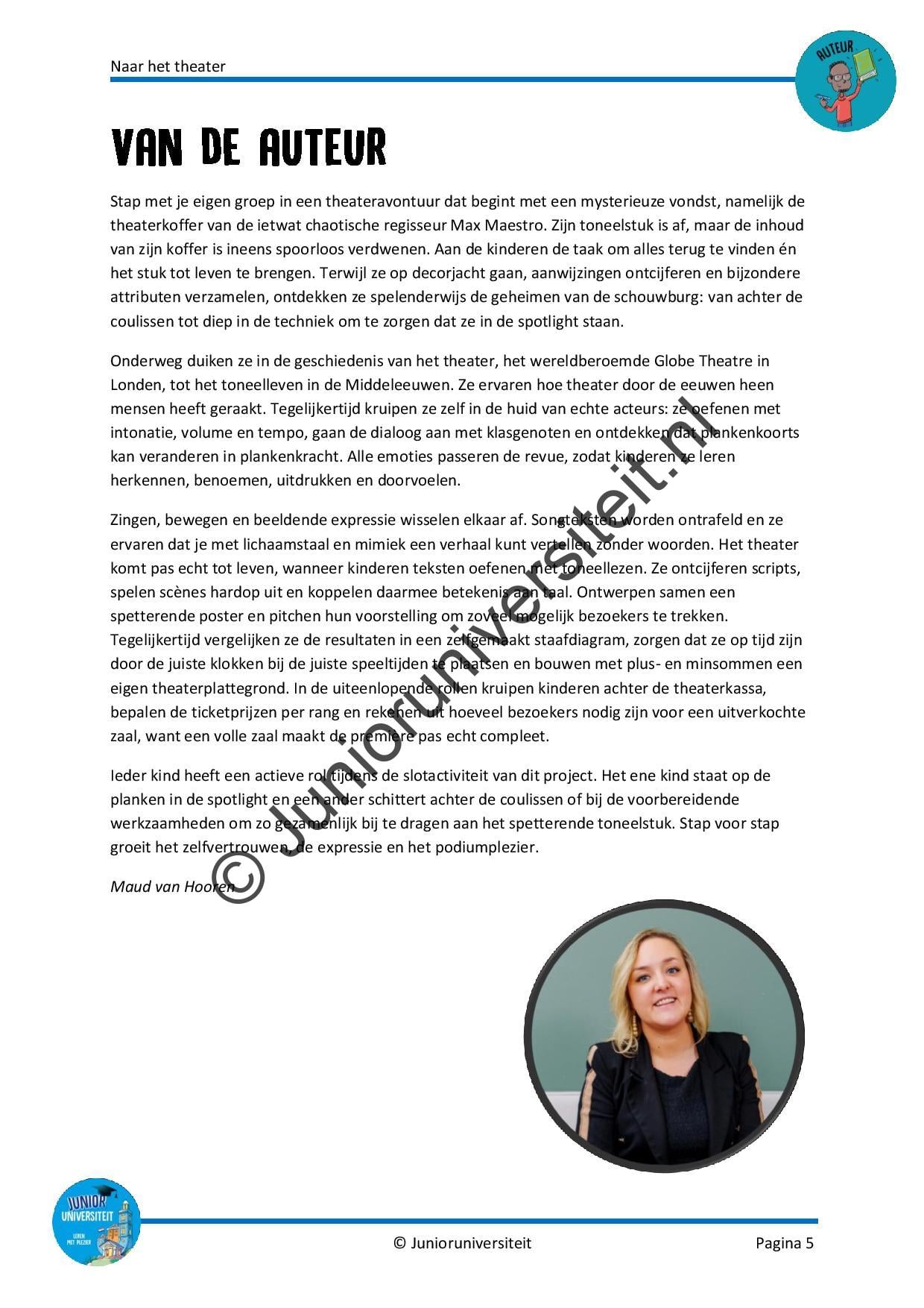 Naar het theater - groep 3-4 - Afbeelding 4