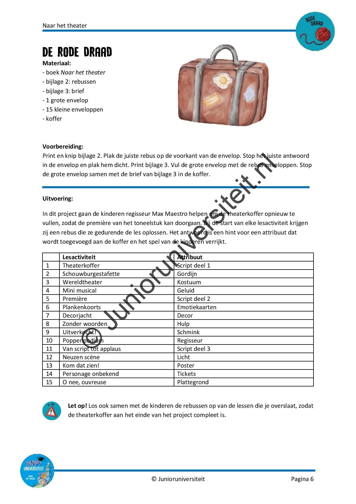 Naar het theater - groep 3-4 - Afbeelding 5