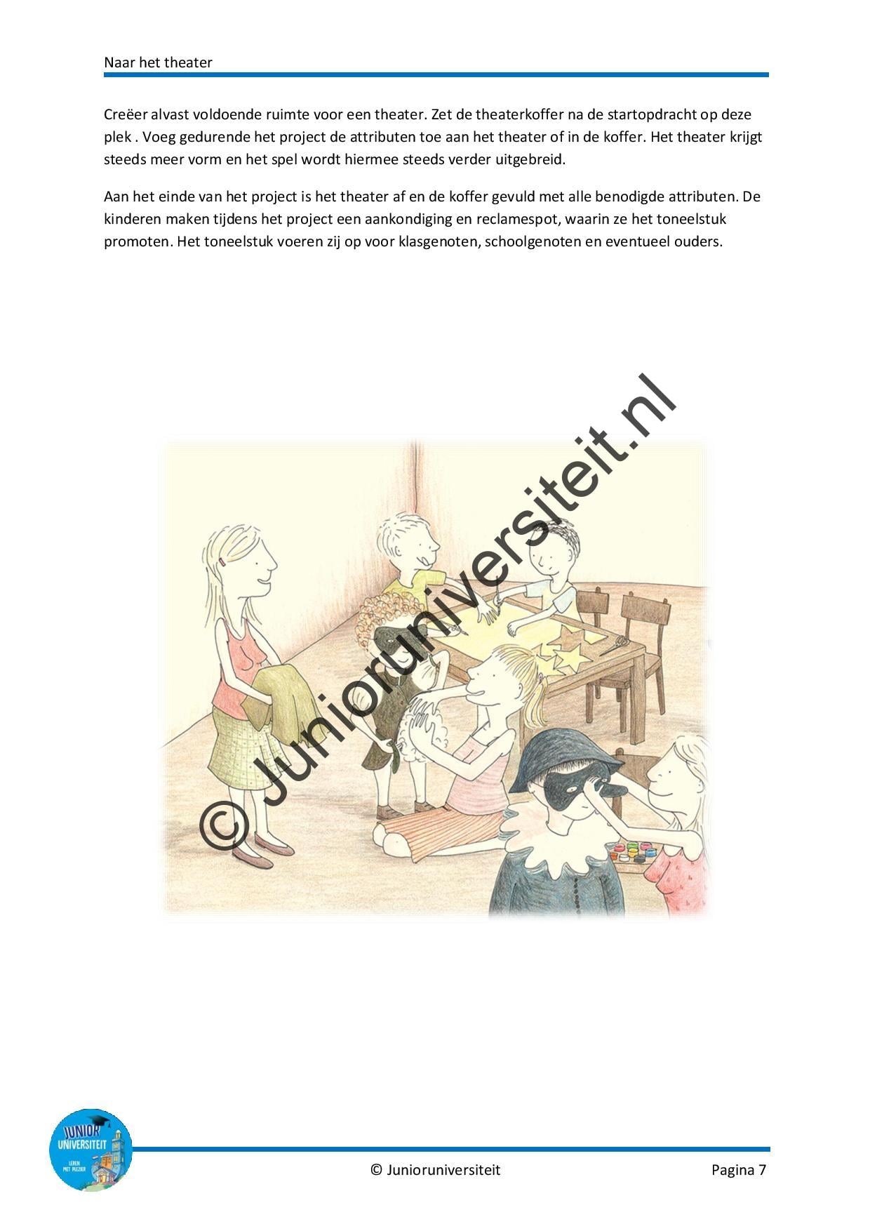 Naar het theater - groep 3-4 - Afbeelding 6