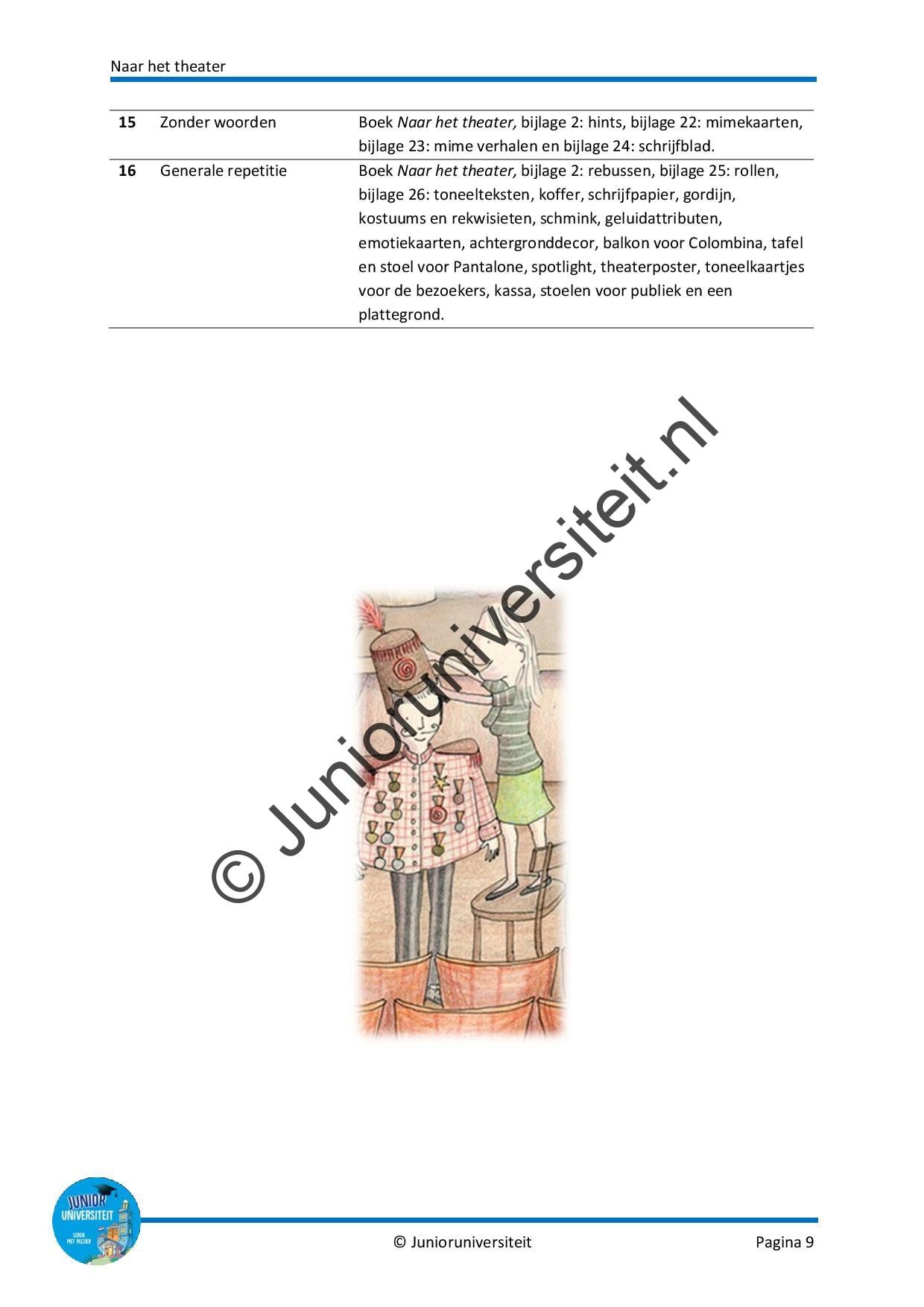 Naar het theater - groep 3-4 - Afbeelding 8