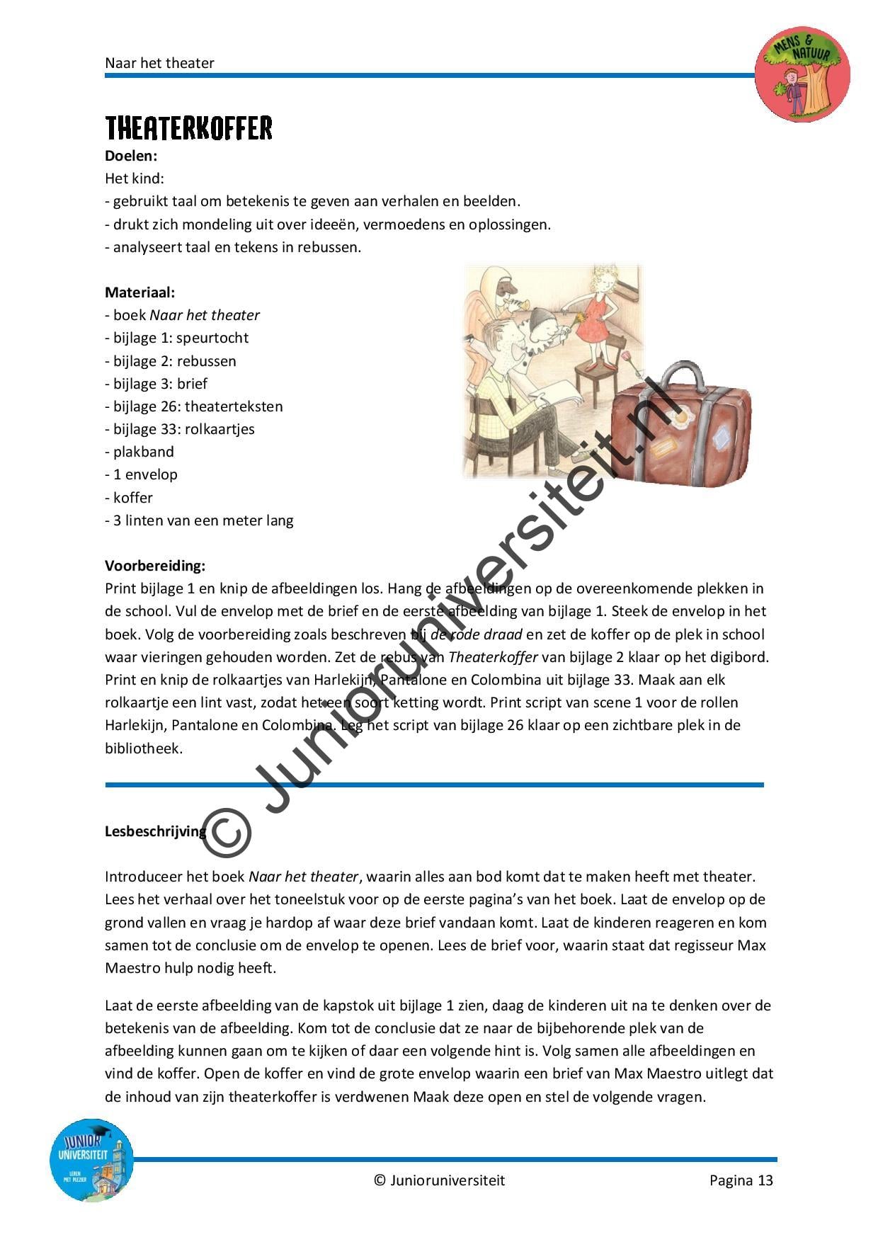 Naar het theater - groep 3-4 - Afbeelding 9