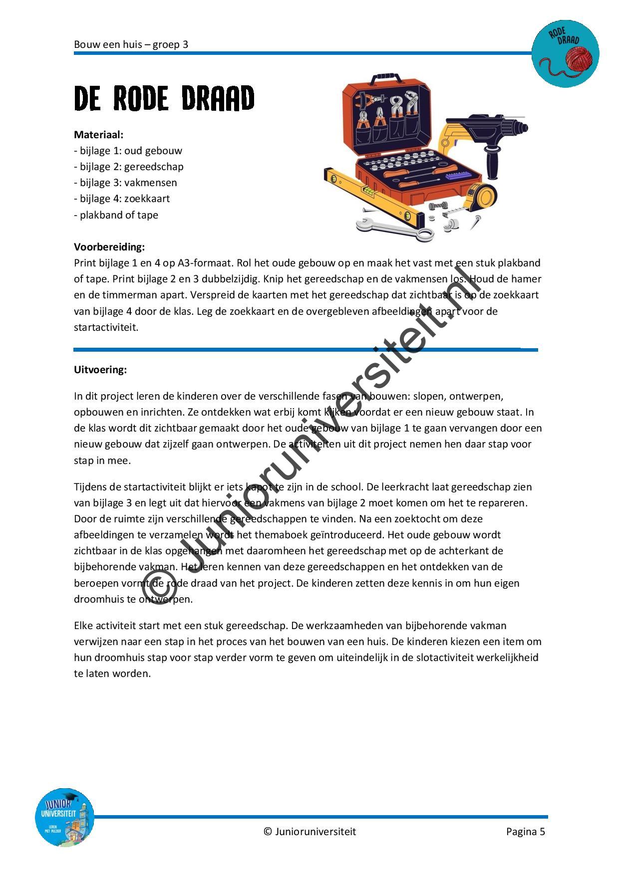 Bouw een huis - groep 3 - Afbeelding 4