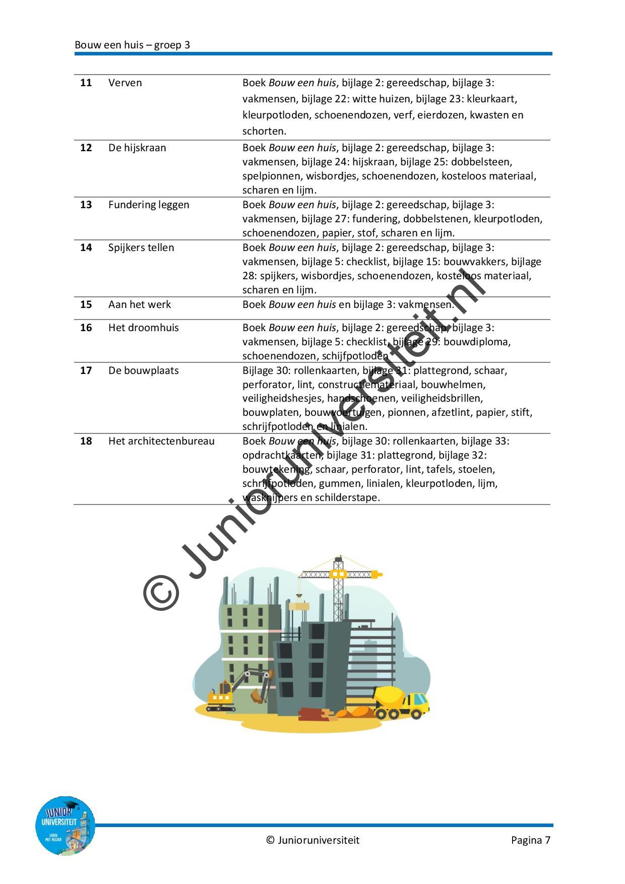 Bouw een huis - groep 3 - Afbeelding 6