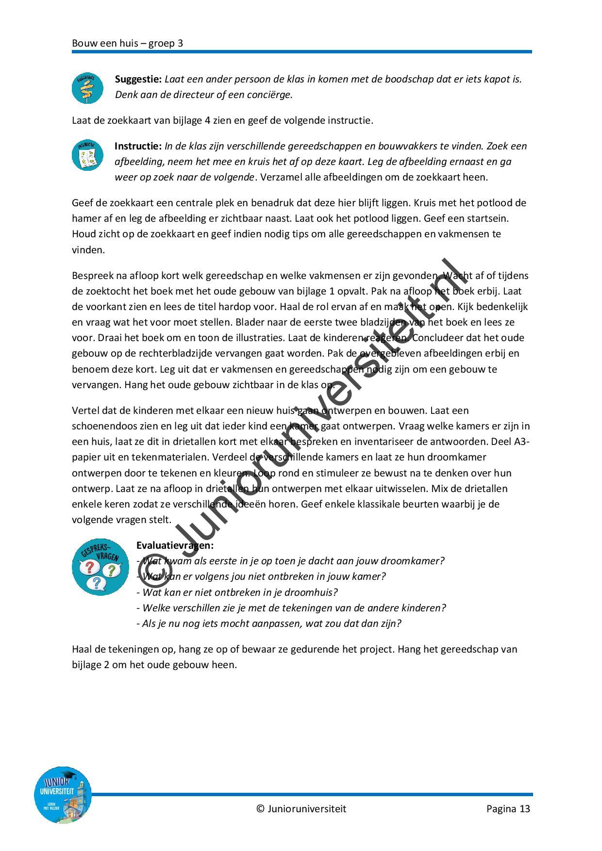 Bouw een huis - groep 3 - Afbeelding 8