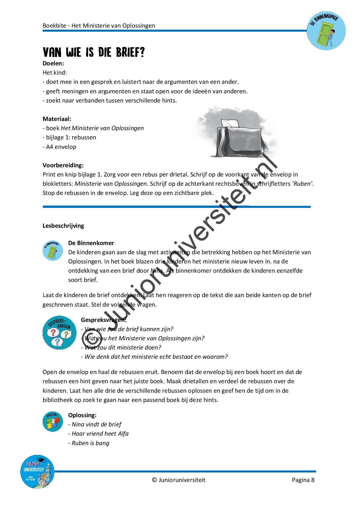 Boekbite: Het ministerie van oplossingen - Afbeelding 6