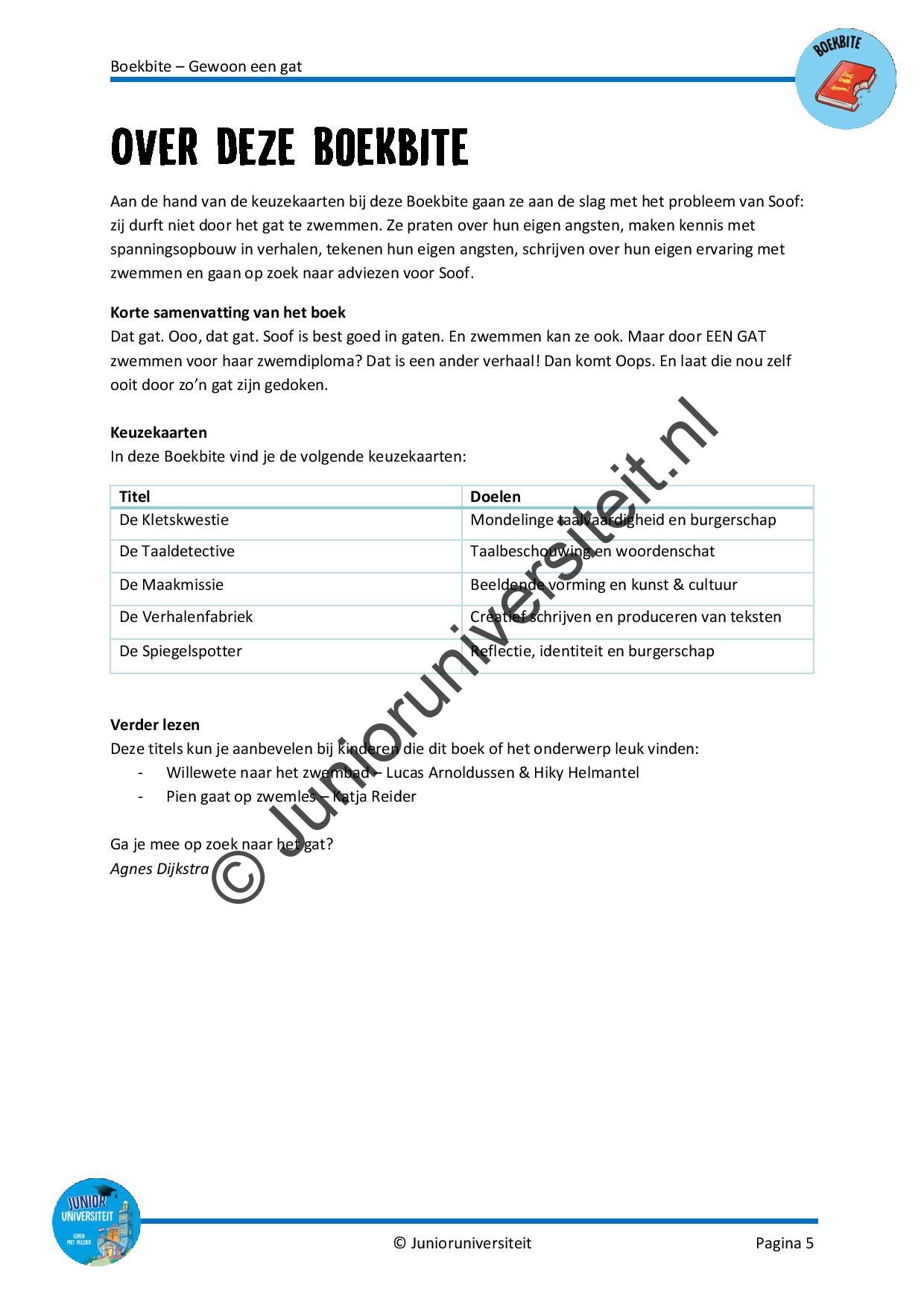 Boekbite: Gewoon een gat - Afbeelding 4