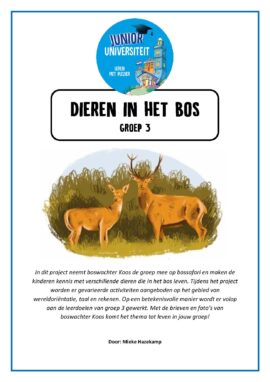 Dieren in het bos - groep 3