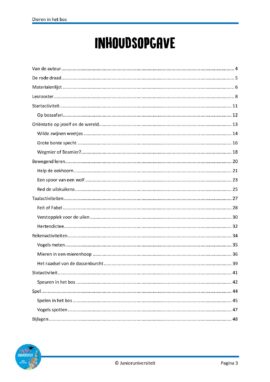 Alternative view of Dieren in het bos - groep 3