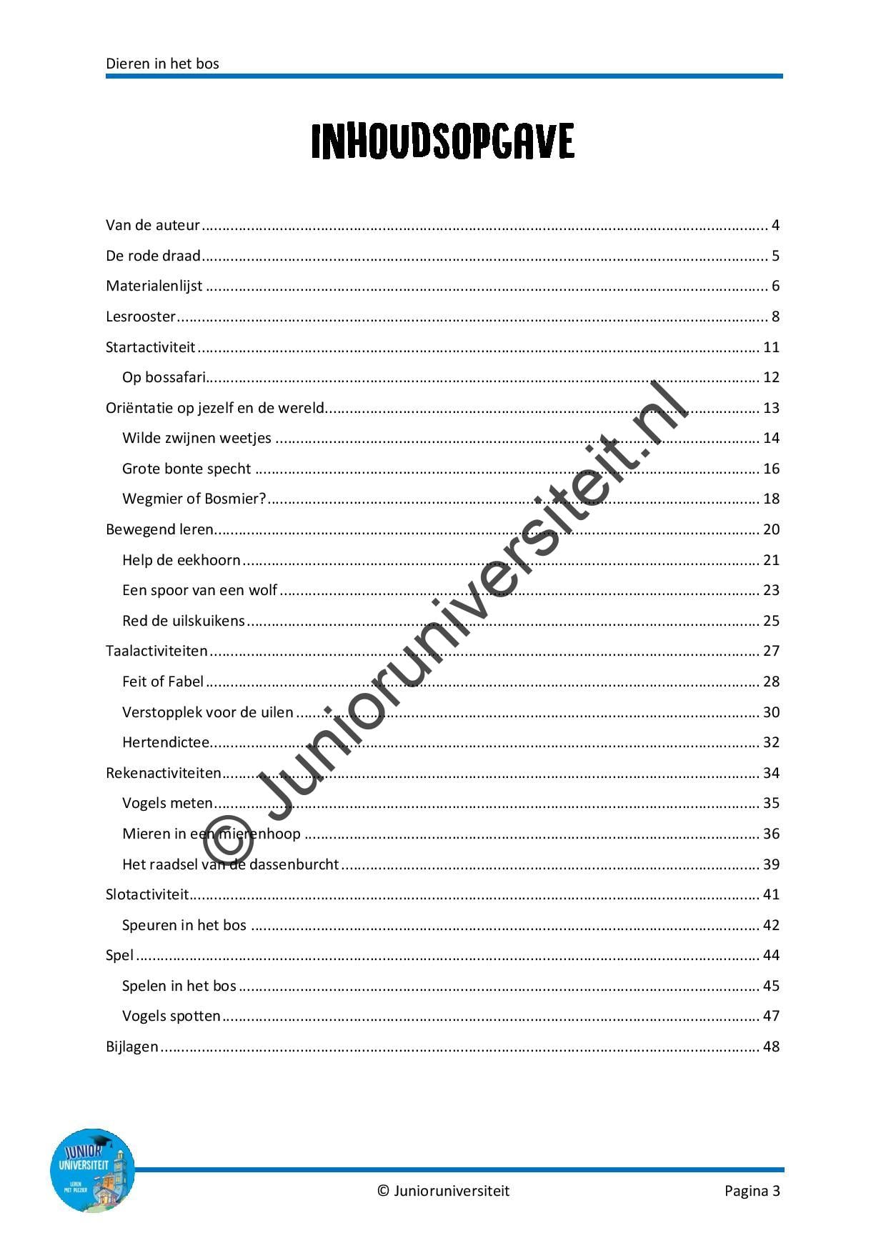Dieren in het bos - groep 3 - Afbeelding 2