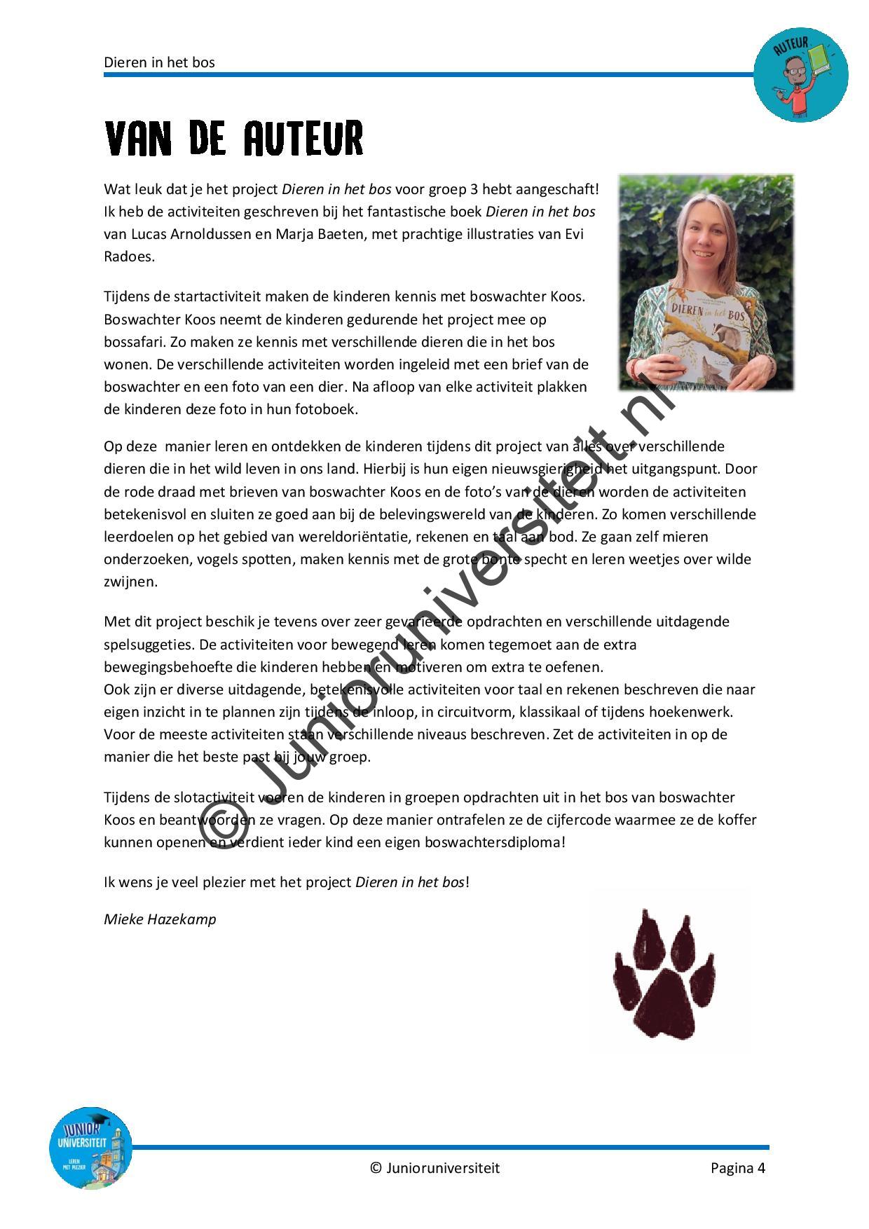Dieren in het bos - groep 3 - Afbeelding 3